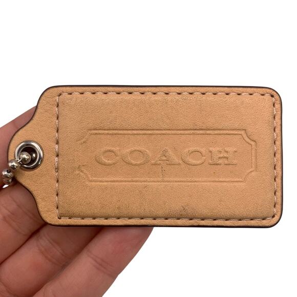 3" COACH Fob Bag Charm Hang tag Hangtag - Picture 1 of 2